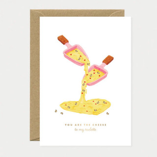 Carte You are the Cheese to my raclette + enveloppe (atws)