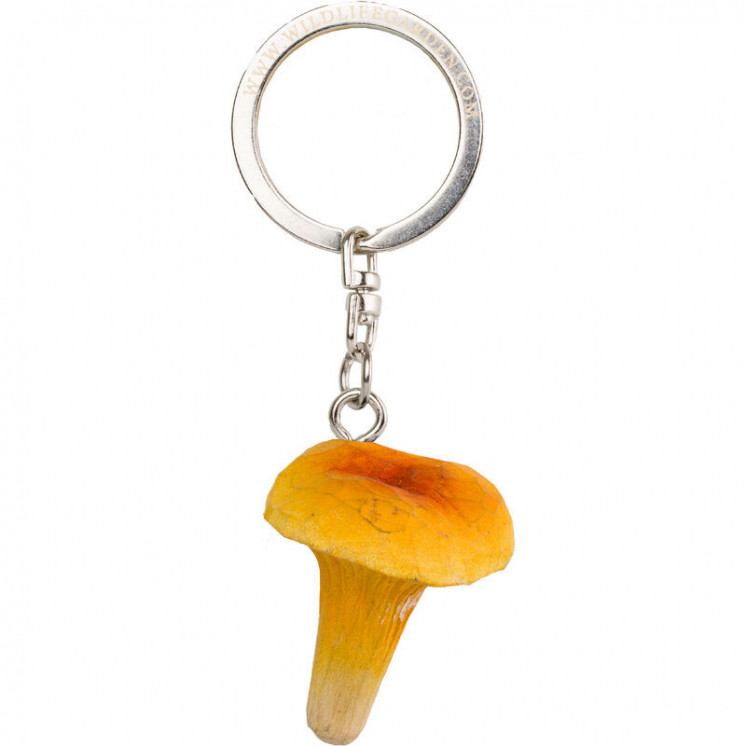 Porte-clé Girolle en bois sculpté