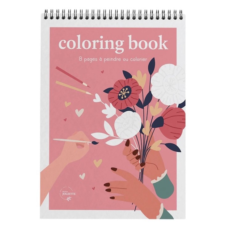 Carnet de coloriage format A4 : Entre tes mains