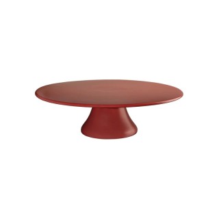Plat à gateau rouge