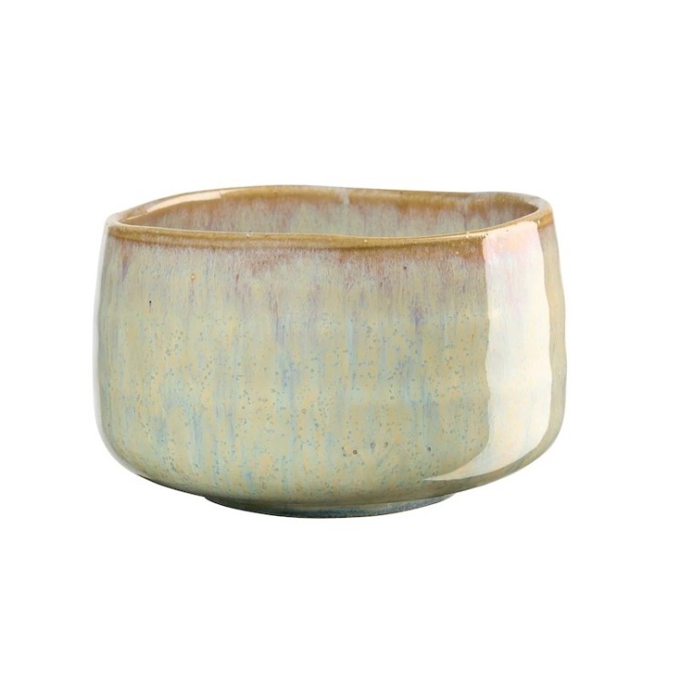 Coupe à matcha irrégulière Ishi shiny