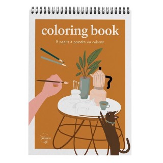 Carnet de coloriage Cosy A4